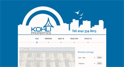 Desktop Screenshot of kohli-properties.com